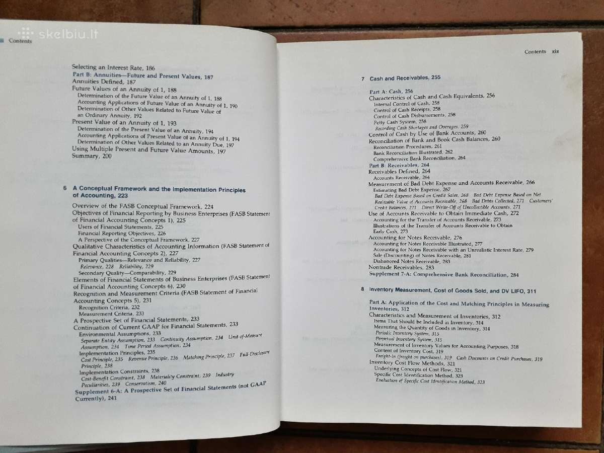 W. Zlatkovich "Intermediate Accounting" 1989m. Usa - nuotraukos Nr. 8