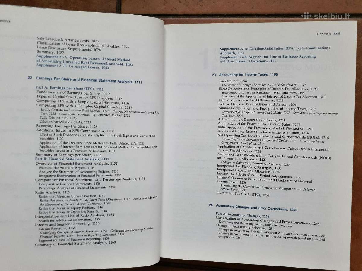 W. Zlatkovich "Intermediate Accounting" 1989m. Usa - nuotraukos Nr. 13
