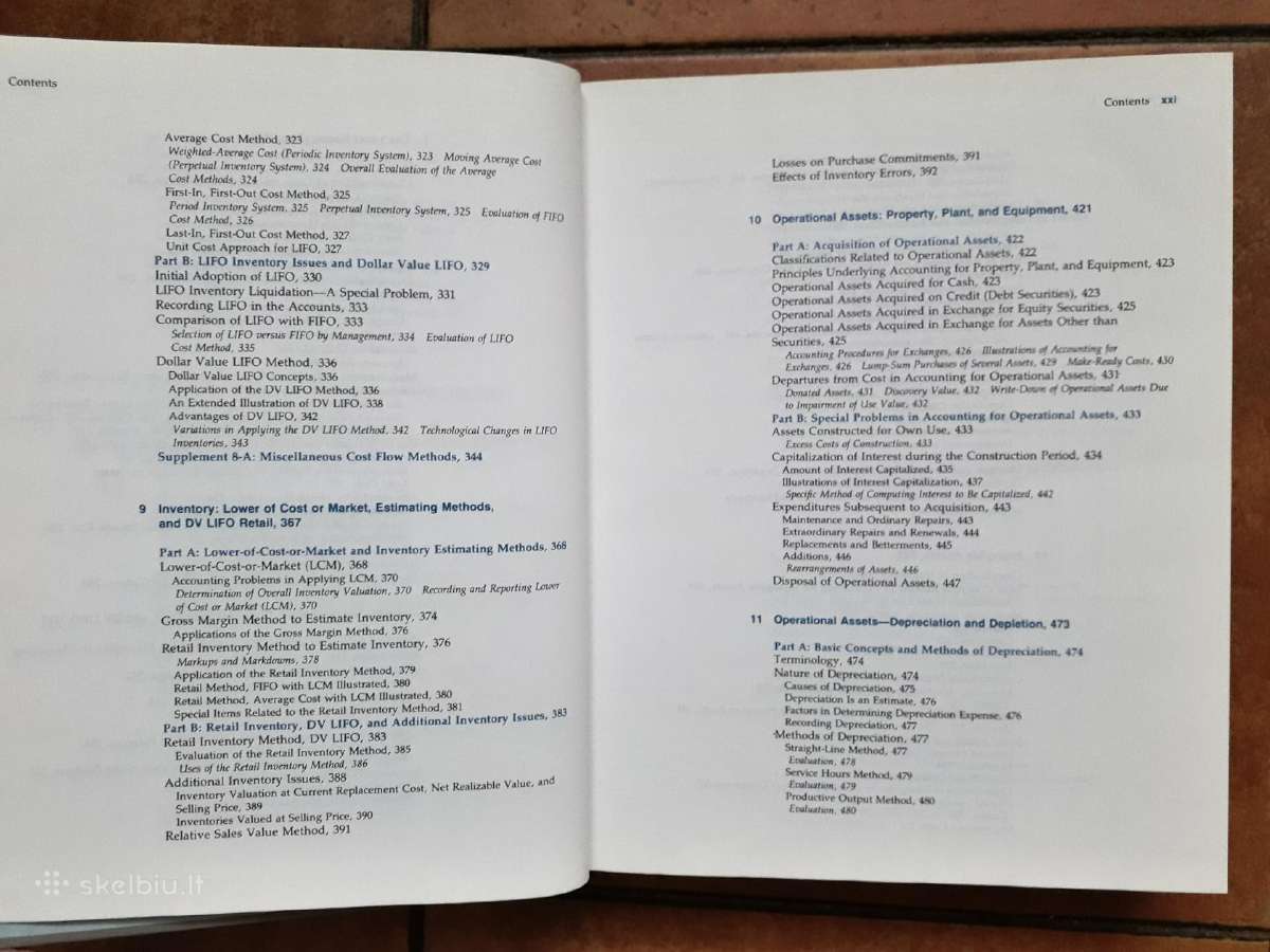 W. Zlatkovich "Intermediate Accounting" 1989m. Usa - nuotraukos Nr. 9