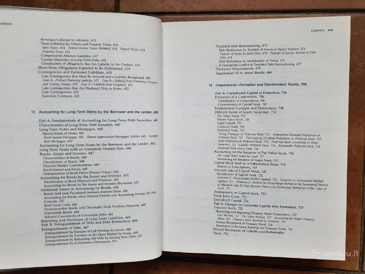 W. Zlatkovich "Intermediate Accounting" 1989m. Usa - nuotraukos Nr. 10