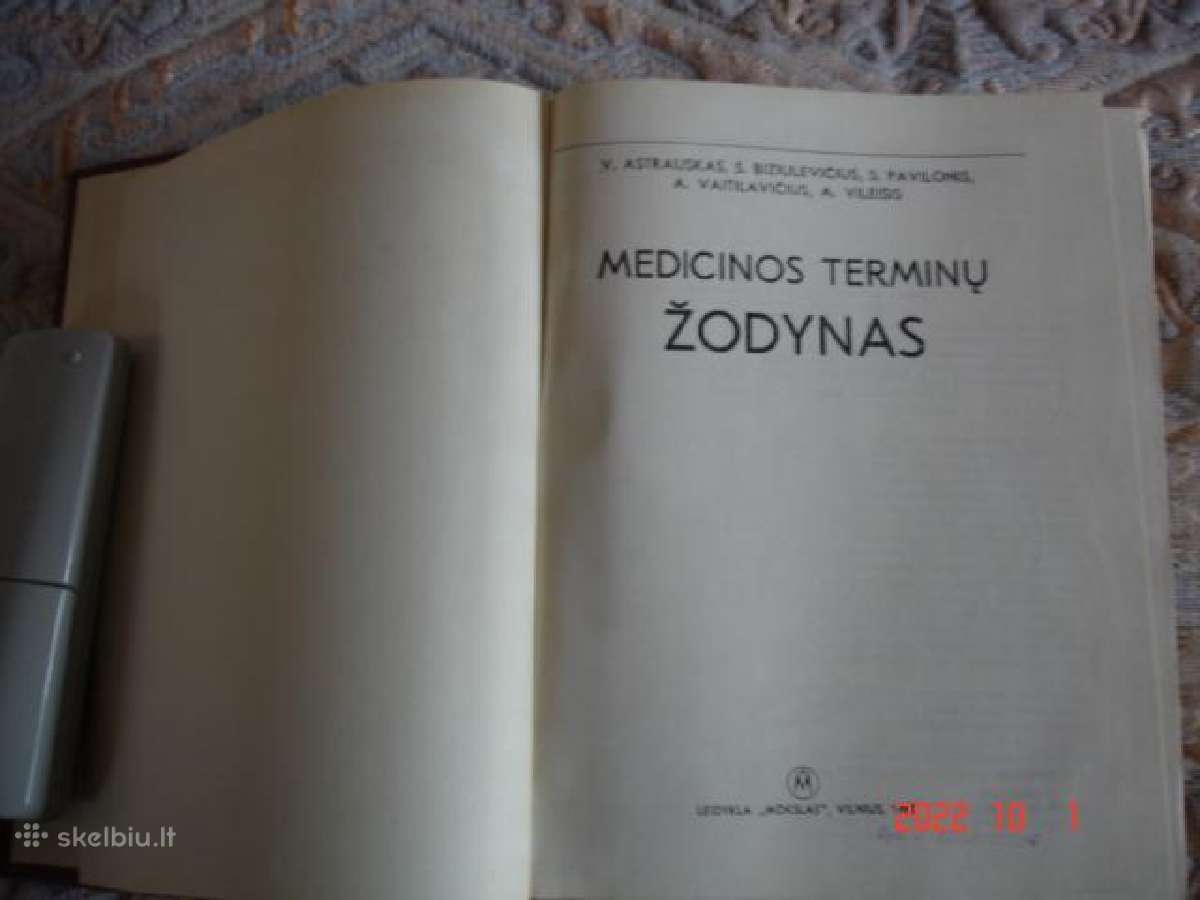 Knyga Medicininis terminų žodynas - nuotraukos Nr. 3