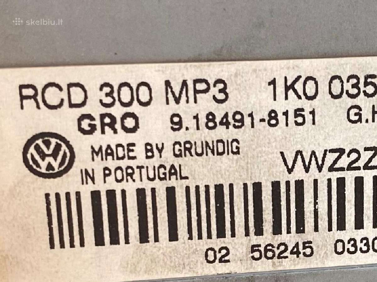Rcd 300 Mp3 - nuotraukos Nr. 2