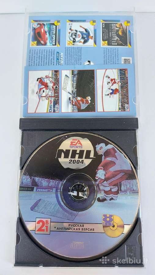 ,Nhl2004'' Pc CD-rom žaidimas 2in1 - nuotraukos Nr. 2