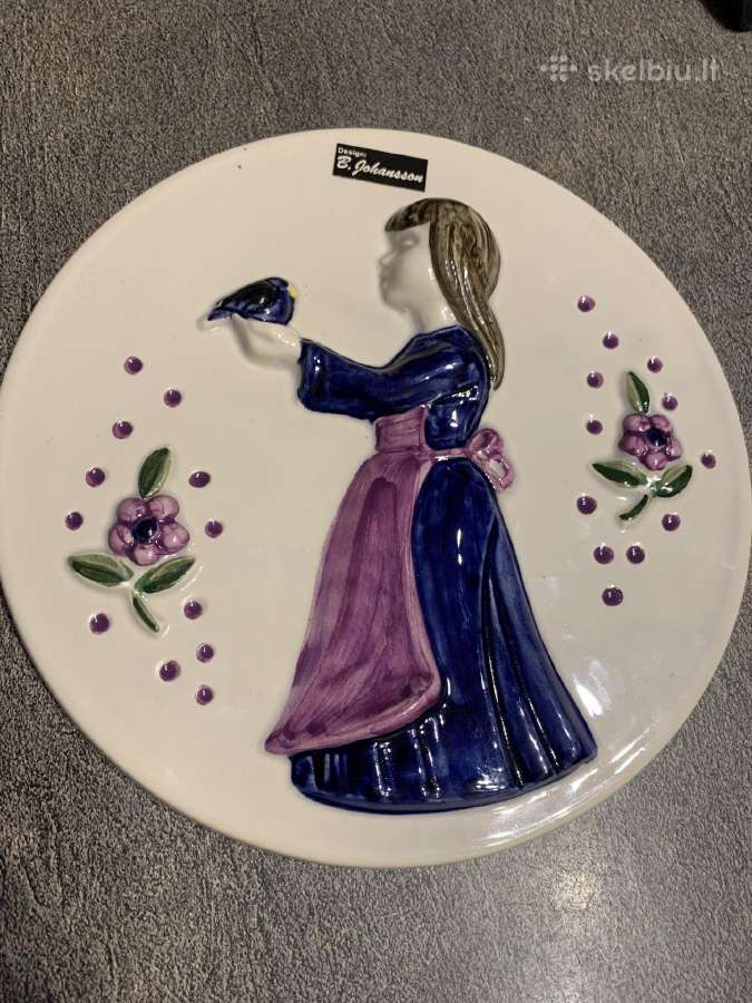 B. Johansson dekoratyvinė lėkštė