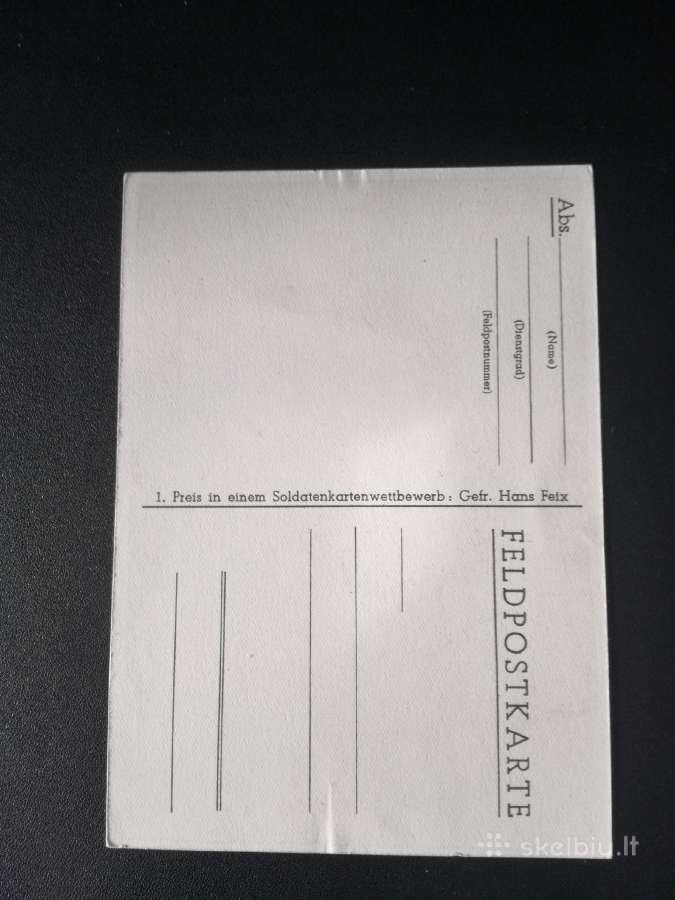 Atvirutes- 2-as pasaulinis karas - nuotraukos Nr. 2