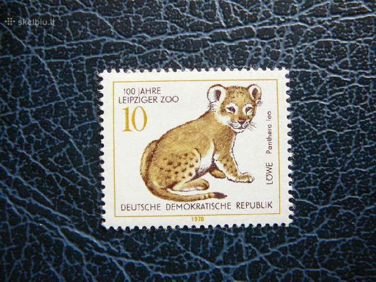 Liutai Kates laukines Vokietija Dem. 1978 vdm2322
