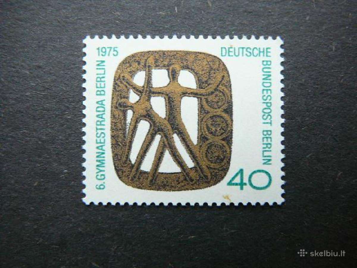 Gimnastika Vokietija (Berlynas) 1975 Mnh vb493