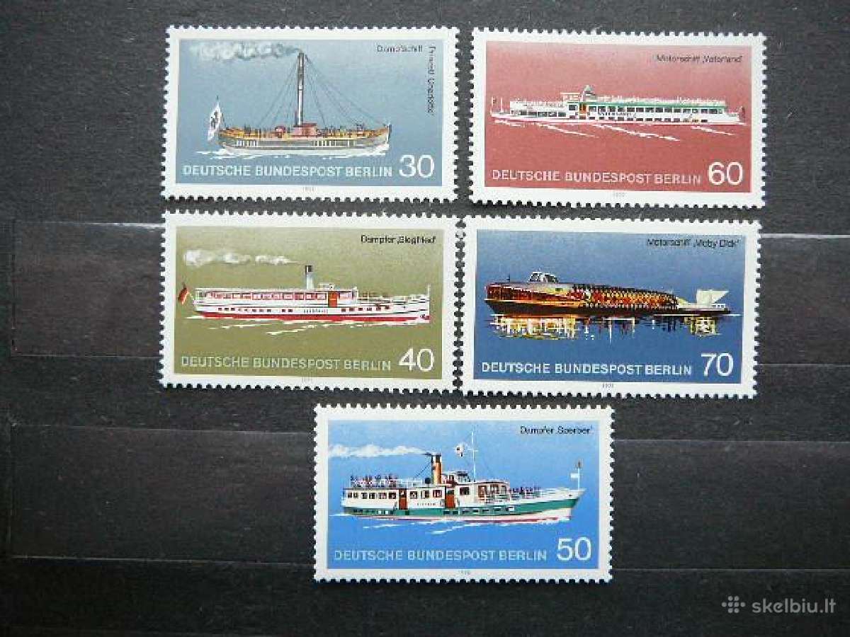Laivai Vokietija (Berlynas) 1975 Mnh vb483