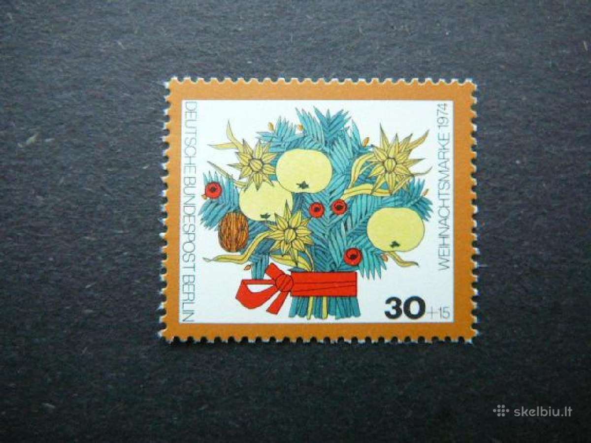 Kaledos Geles Vokietija (Berlynas) 1974 Mnh vb481