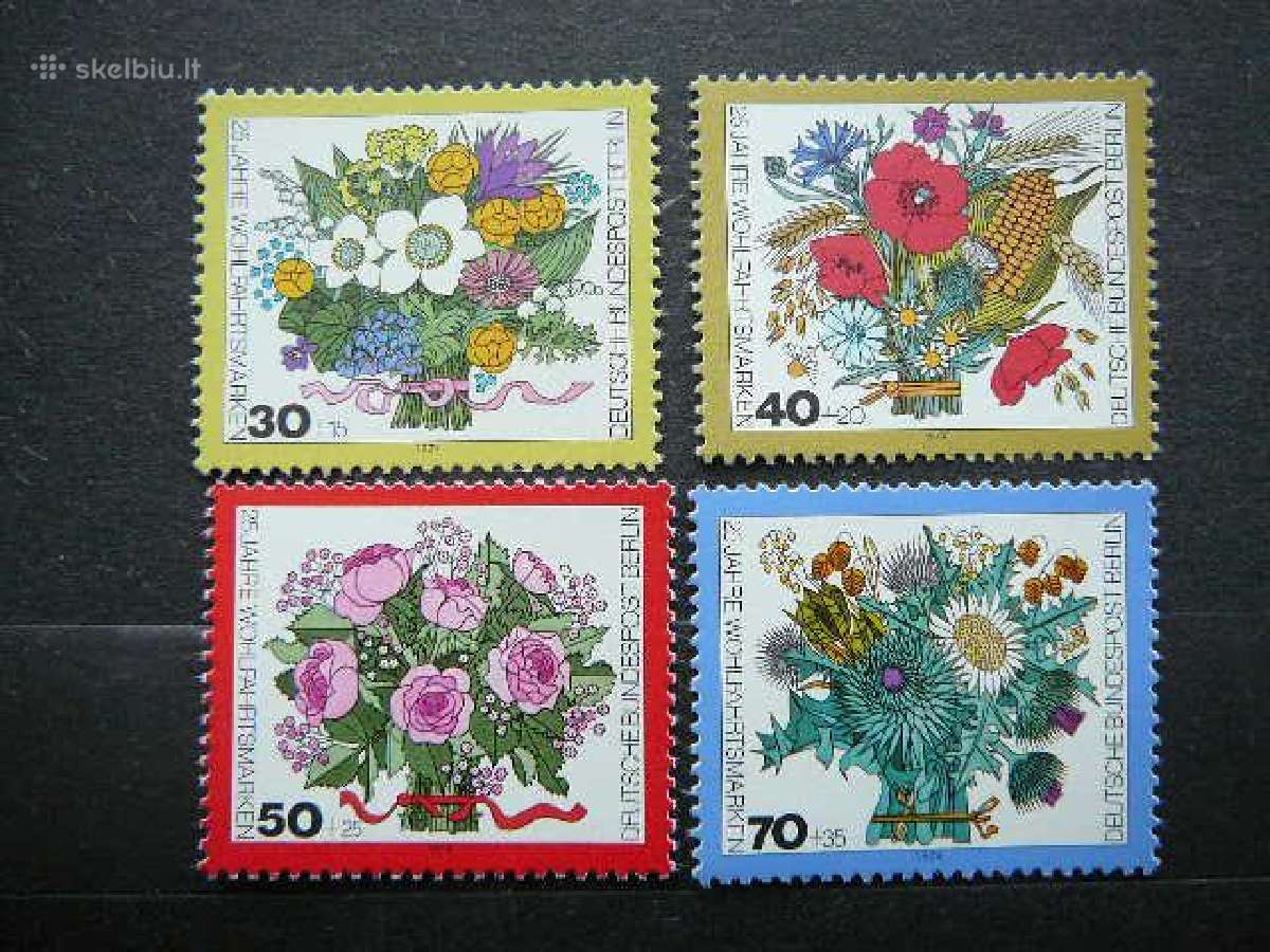 Geles Vokietija (Berlynas) 1974 Mnh vb473