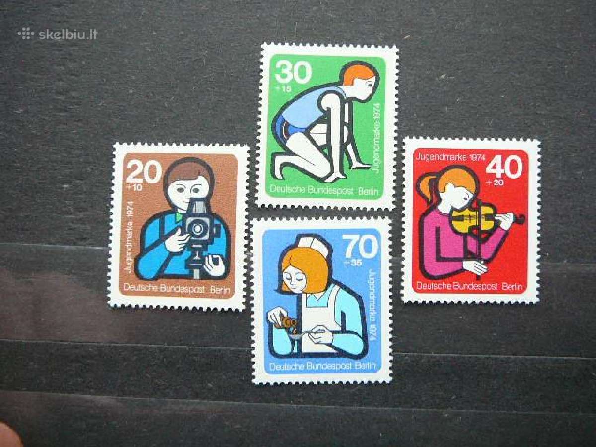Jaunimas Vokietija (Berlynas) 1974 Mnh vb468