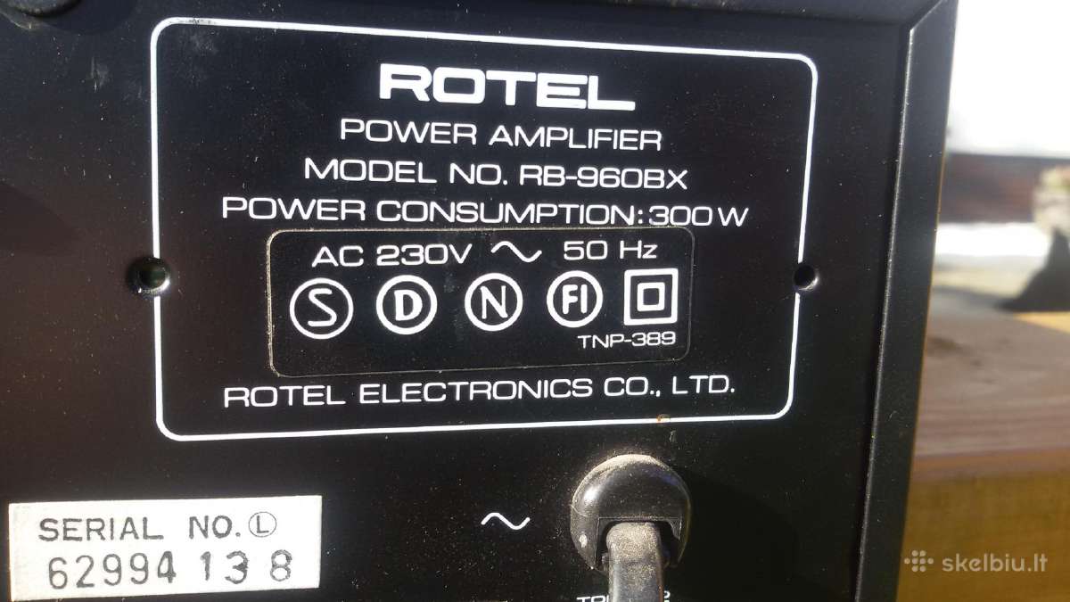 Rotel Rb-960bx - nuotraukos Nr. 6