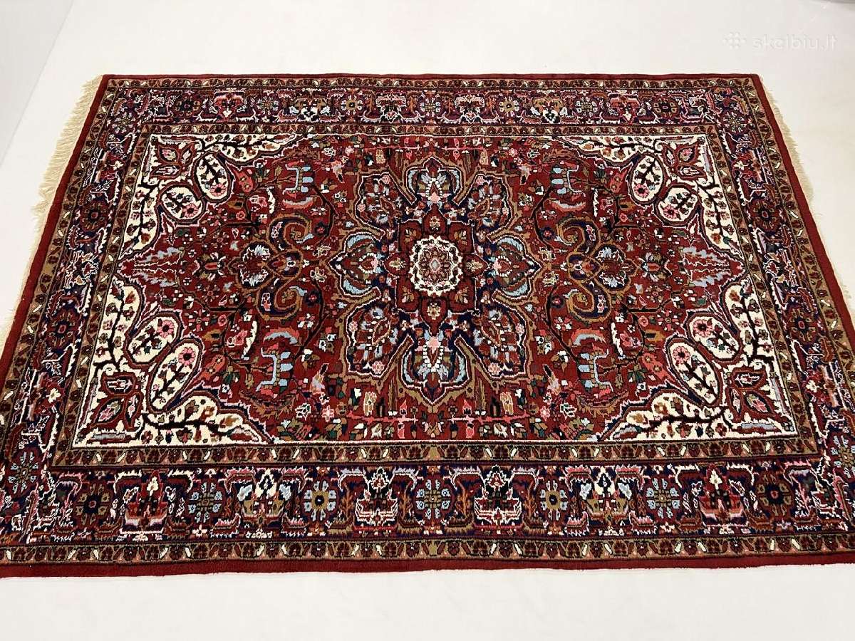 Vilnonis rankų darbo kilimas 245x340 cm - nuotraukos Nr. 4