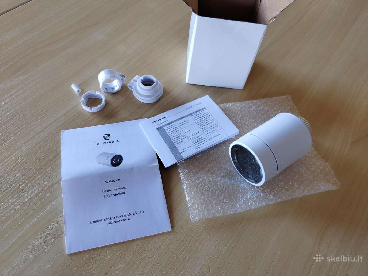 Išmanus Belaidis Radiatoriaus Termostatas Zigbee - nuotraukos Nr. 4