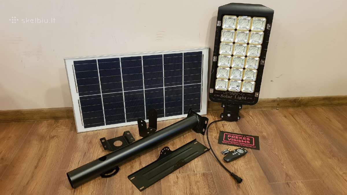 LED šviestuvai su saulės kolektorium ir davikliais - nuotraukos Nr. 26
