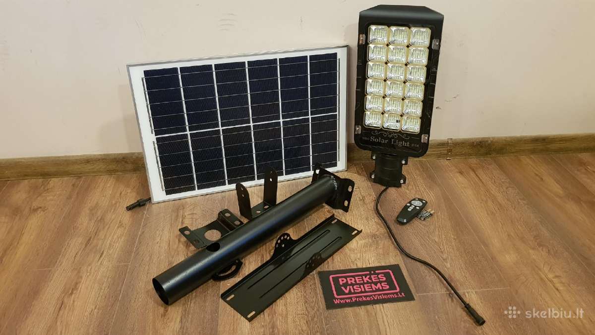 LED šviestuvai su saulės kolektorium ir davikliais - nuotraukos Nr. 25