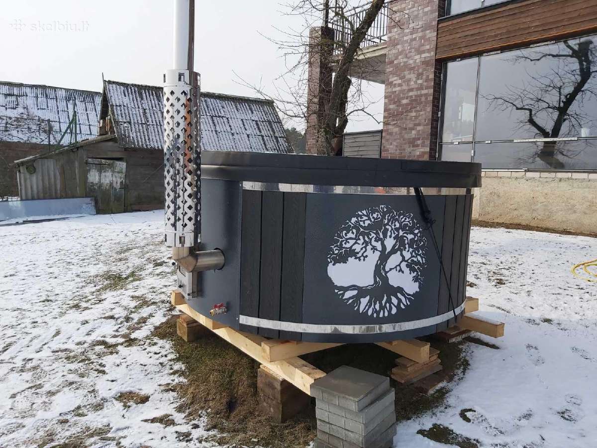 Pirtys, medinis sodo namelis,kubilai,pavesinės - nuotraukos Nr. 6