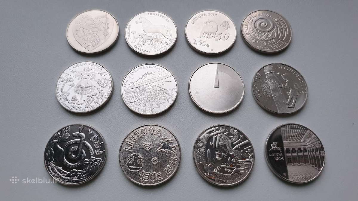 1.5 eur.monetos pusantrokai