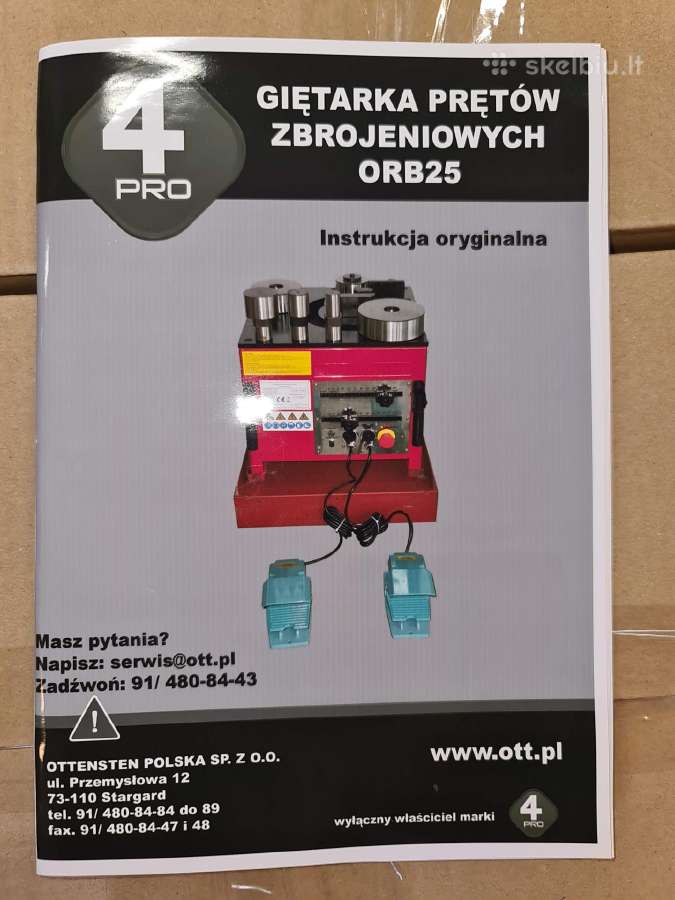 Armatūros lenkimo staklės 4prorb25 - nuotraukos Nr. 11