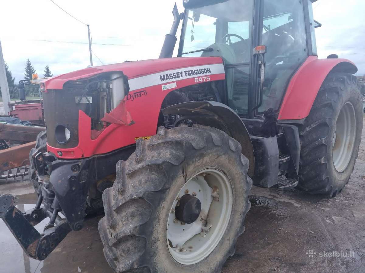 Traktorius Massey Ferguson 6475 ardomas dalimis