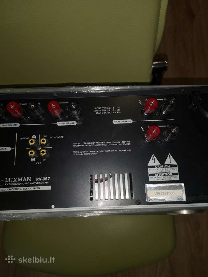 Parduodamas resyveris Luxman Rv357 - nuotraukos Nr. 6