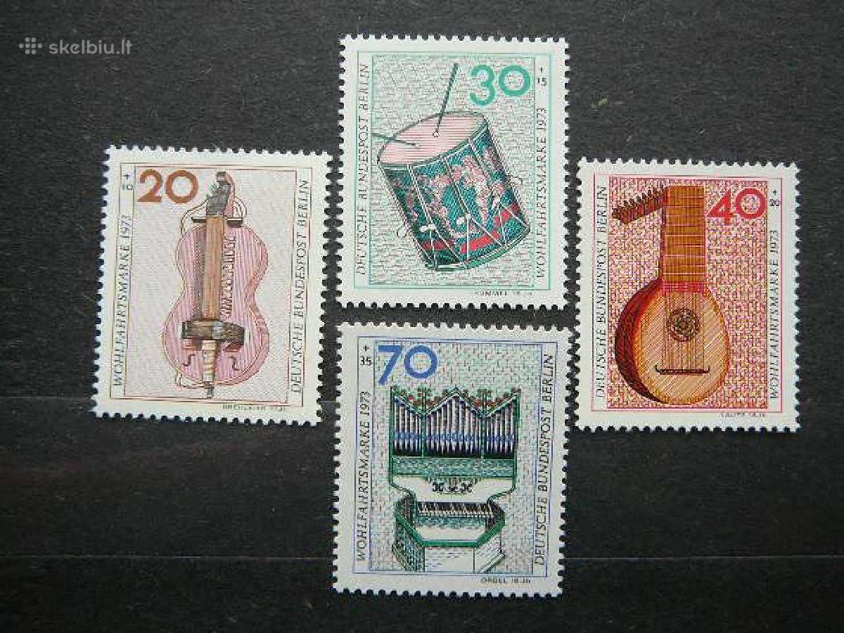 Muz.instrumentai Vokietija (Berlynas) 1973 vb459s