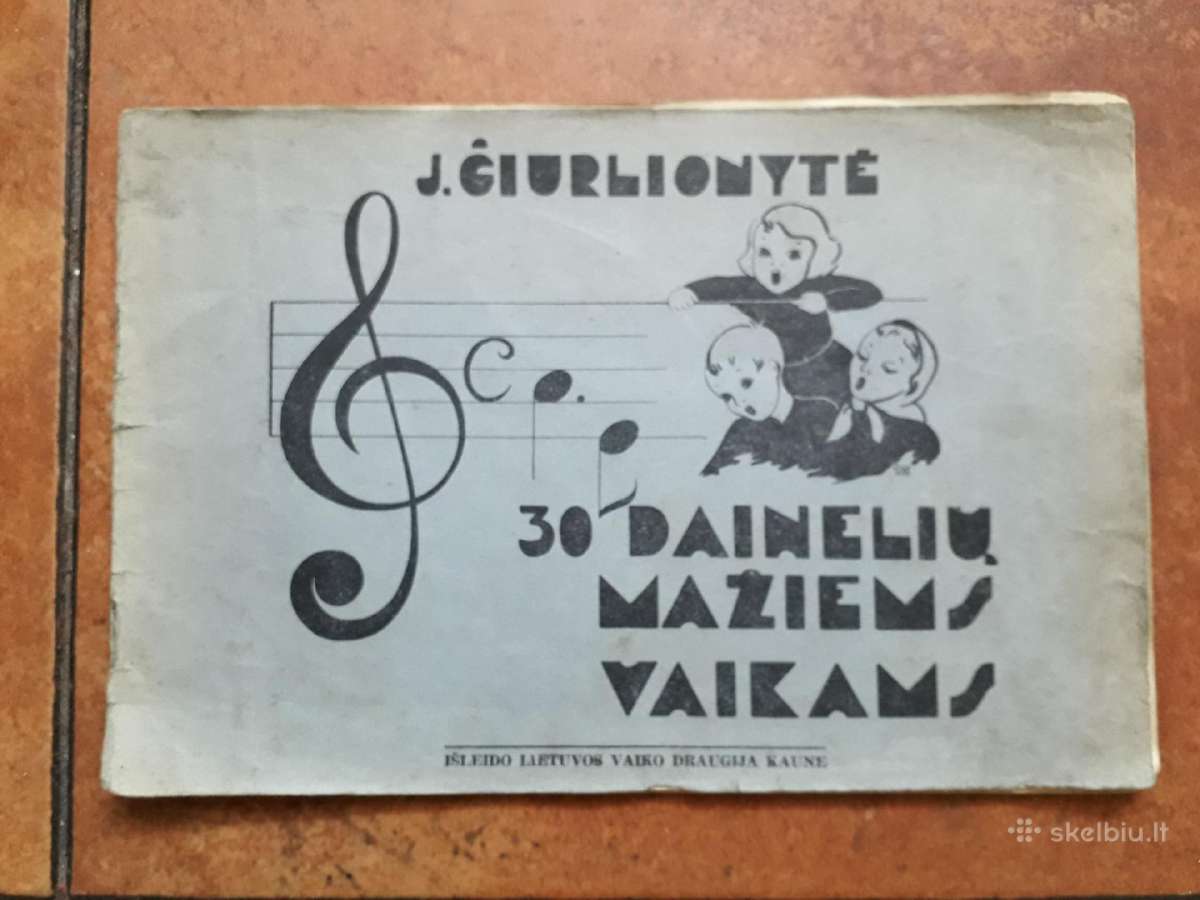 Vaikiškų dainelių knygelė 1937 metai