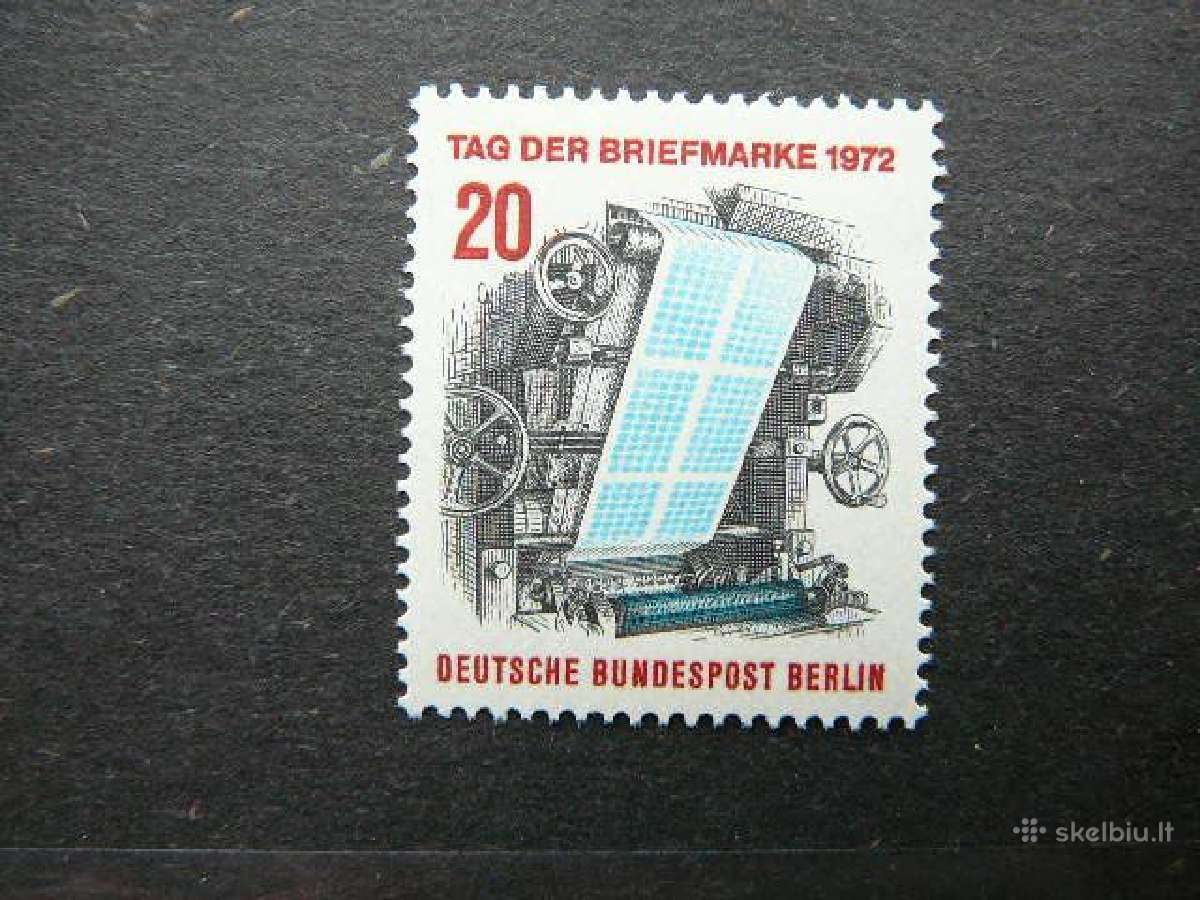 Pastas Vokietija (Berlynas) 1972 Mnh vb439s
