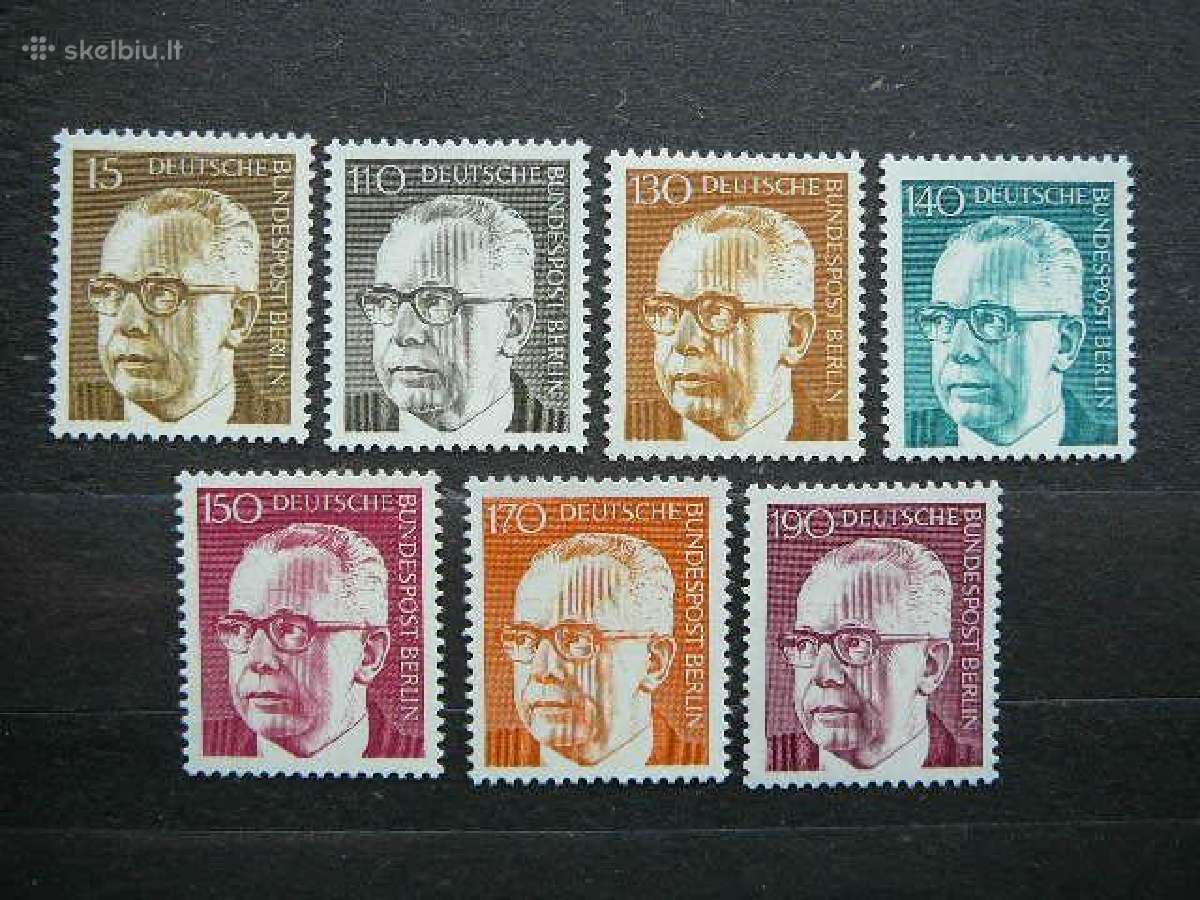 Prezidentas Vokietija (Berlynas) 1972 Mnh vb427s