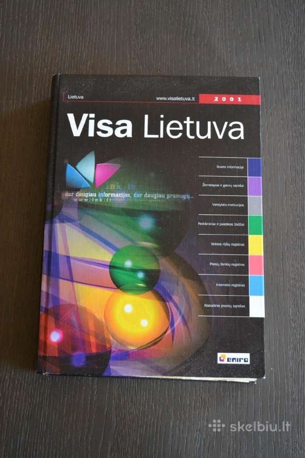 Katalogas Visa Lietuva 2001
