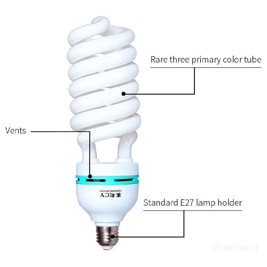 Nauja 135w lemputė e27 5500k - nuotraukos Nr. 2