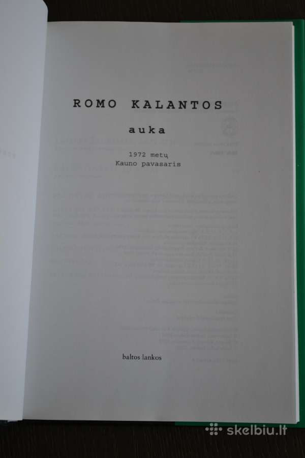 Romo Kalantos auka - nuotraukos Nr. 2