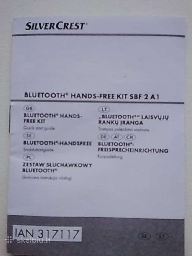 Bluetooth laisvų rankų įrangos rinkinys - nuotraukos Nr. 3