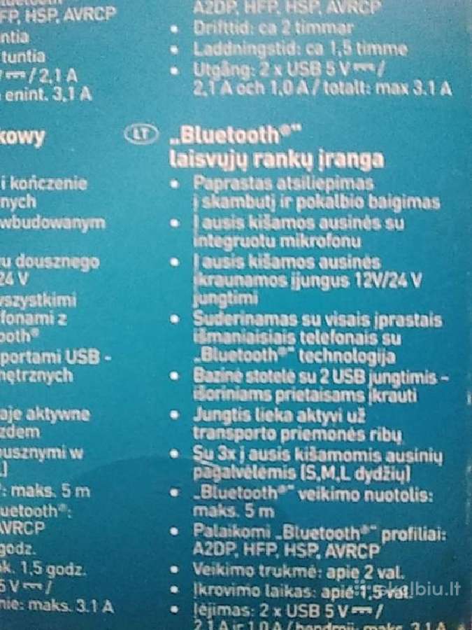 Bluetooth laisvų rankų įrangos rinkinys - nuotraukos Nr. 4