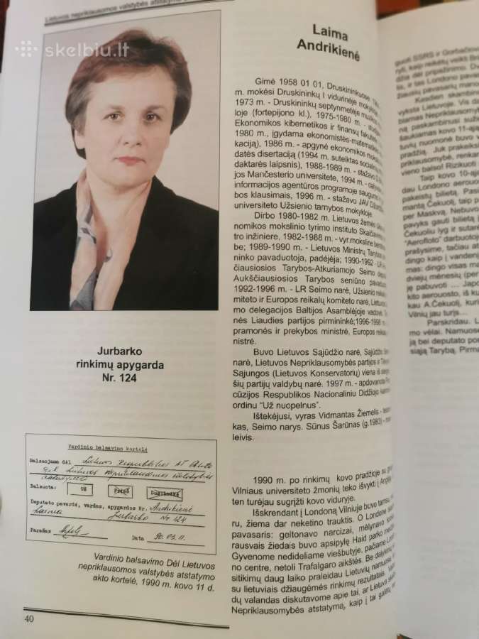 Knyga 1990 m. Signatarai - nuotraukos Nr. 7