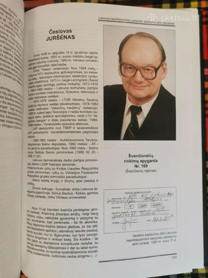 Knyga 1990 m. Signatarai - nuotraukos Nr. 9