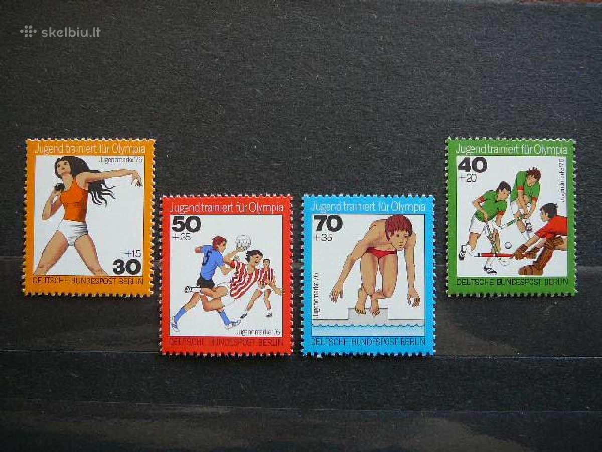 Sportas Vokietija (Berlynas) 1976 Mnh vb517s