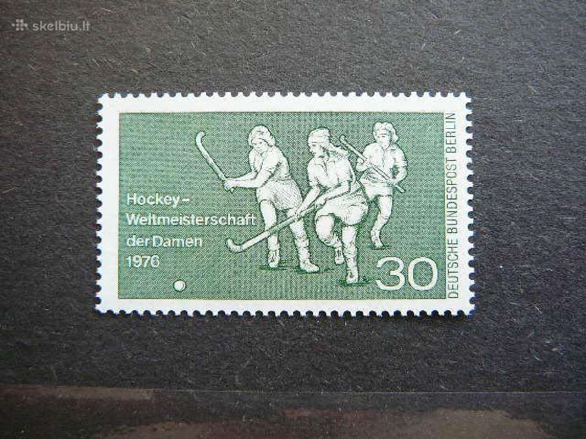 Zolės riedulys Vokietija Berlynas 1976 Mnh vb521s
