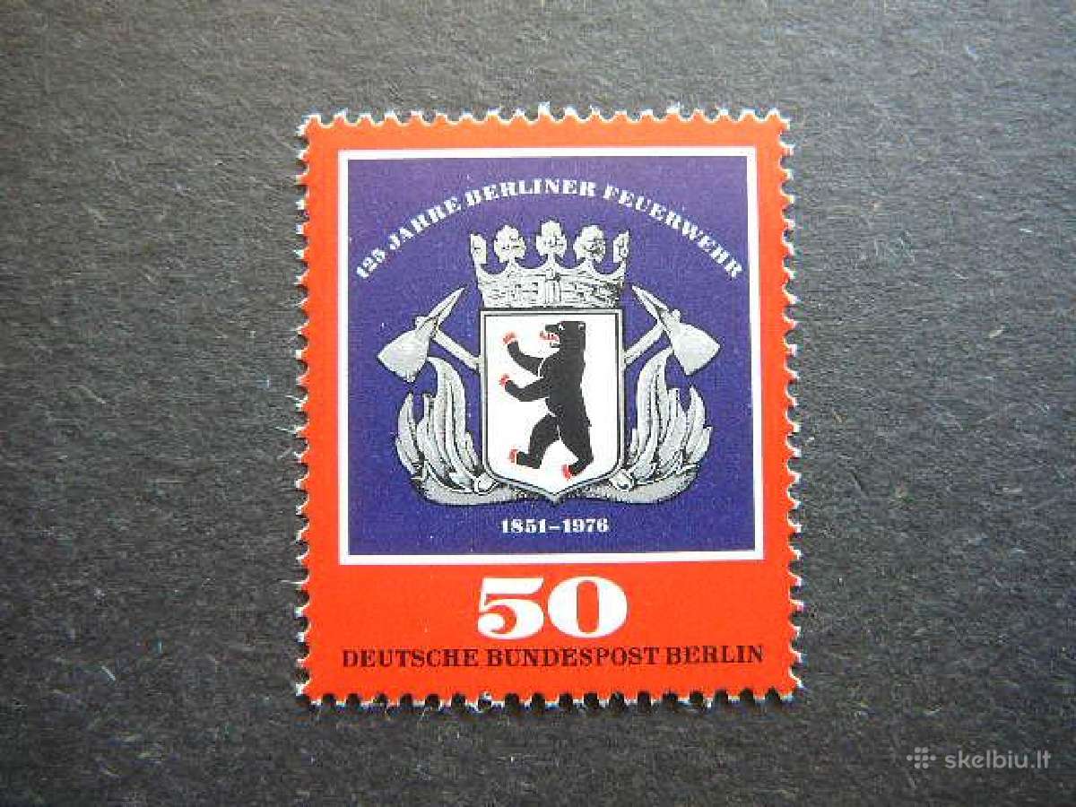 Gaisrininku Emblema Vokietija Berlynas 1976 vb523s