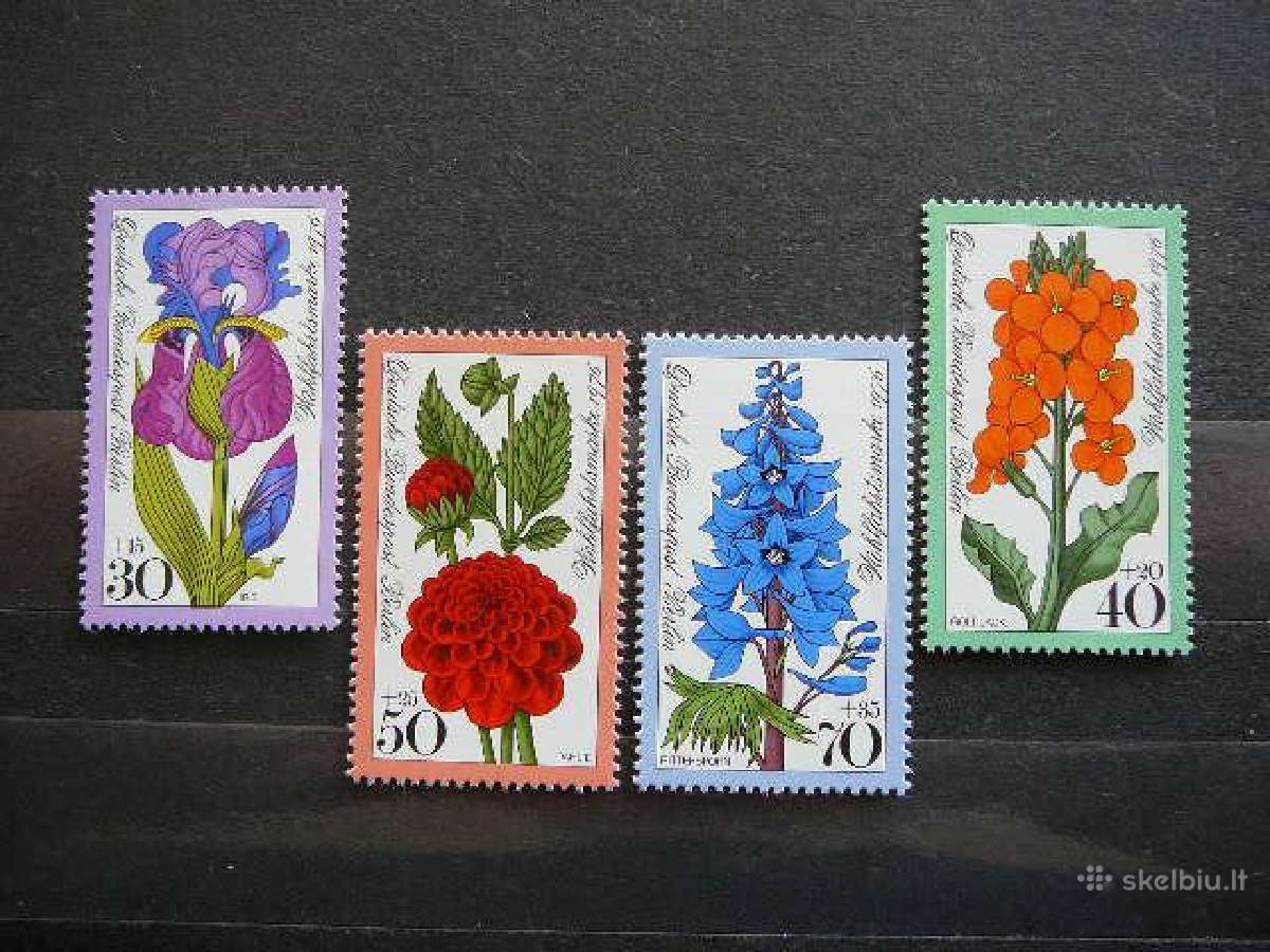 Geles Flora Vokietija (Berlynas) 1976 vb524s