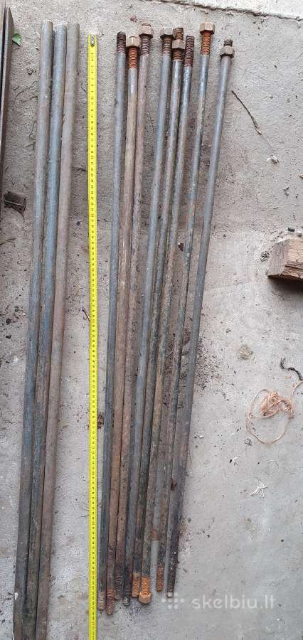 Metalinis strypas D20, 112 cm ilgis - nuotraukos Nr. 5