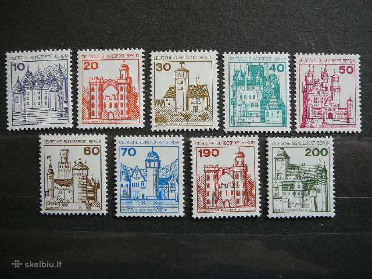 Tvirtoves Pilys Vokietija Berlynas 1977 Mnh vb532s