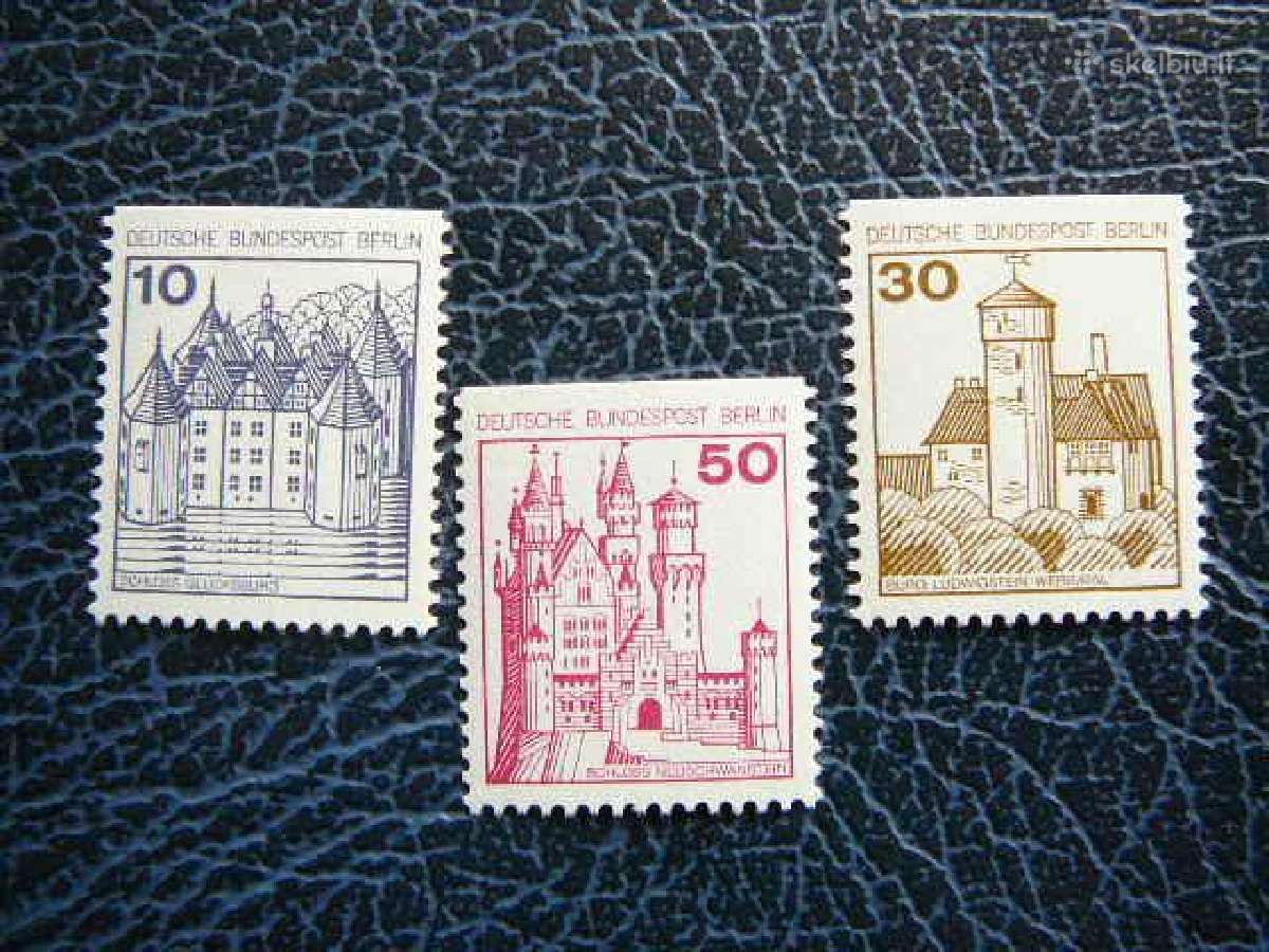Tvirtoves Pilys Vokietija Berlynas 1977 Mnh vb532c