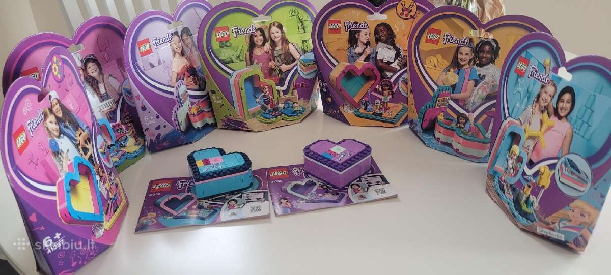 Lego Friends širdelių rinkiniai
