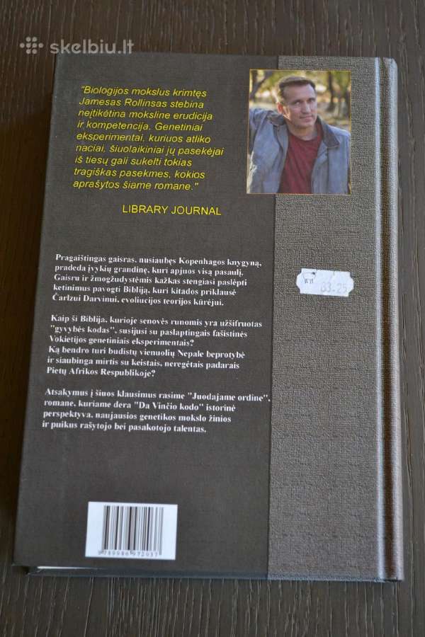 James Rollins Juodasis ordinas - nuotraukos Nr. 2