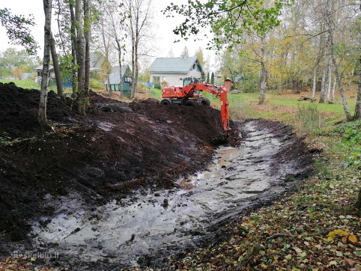 Ratinio ekskavatorių nuoma - nuotraukos Nr. 14