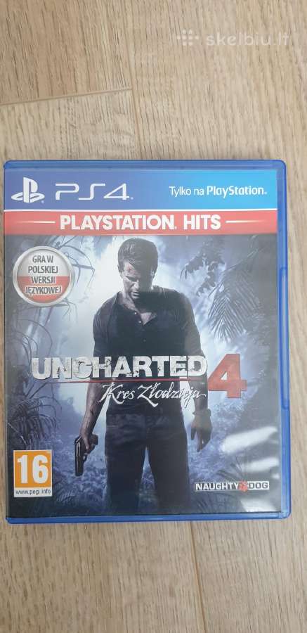 Parduodu Ps4 Uncharted4 10eu