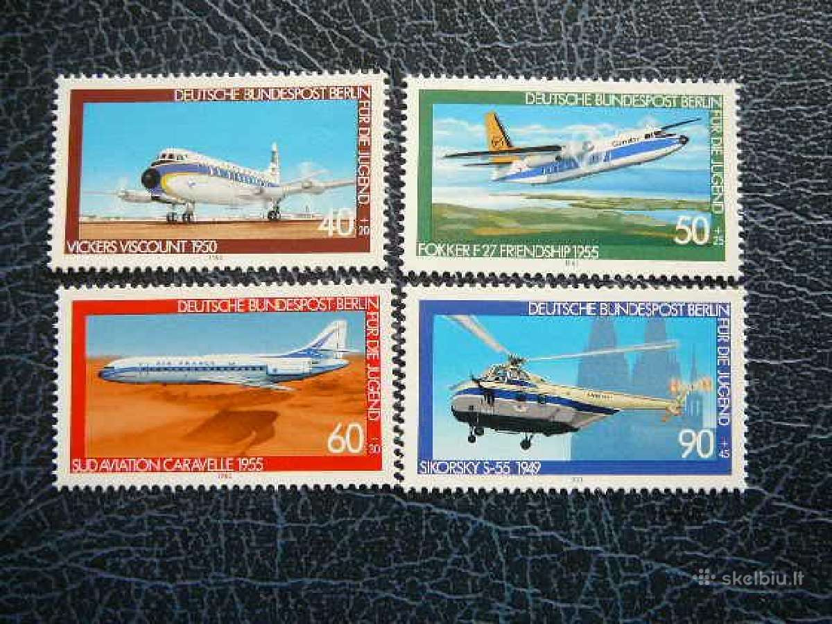 Lektuvai Vokietija (Berlynas) 1980 vb617s