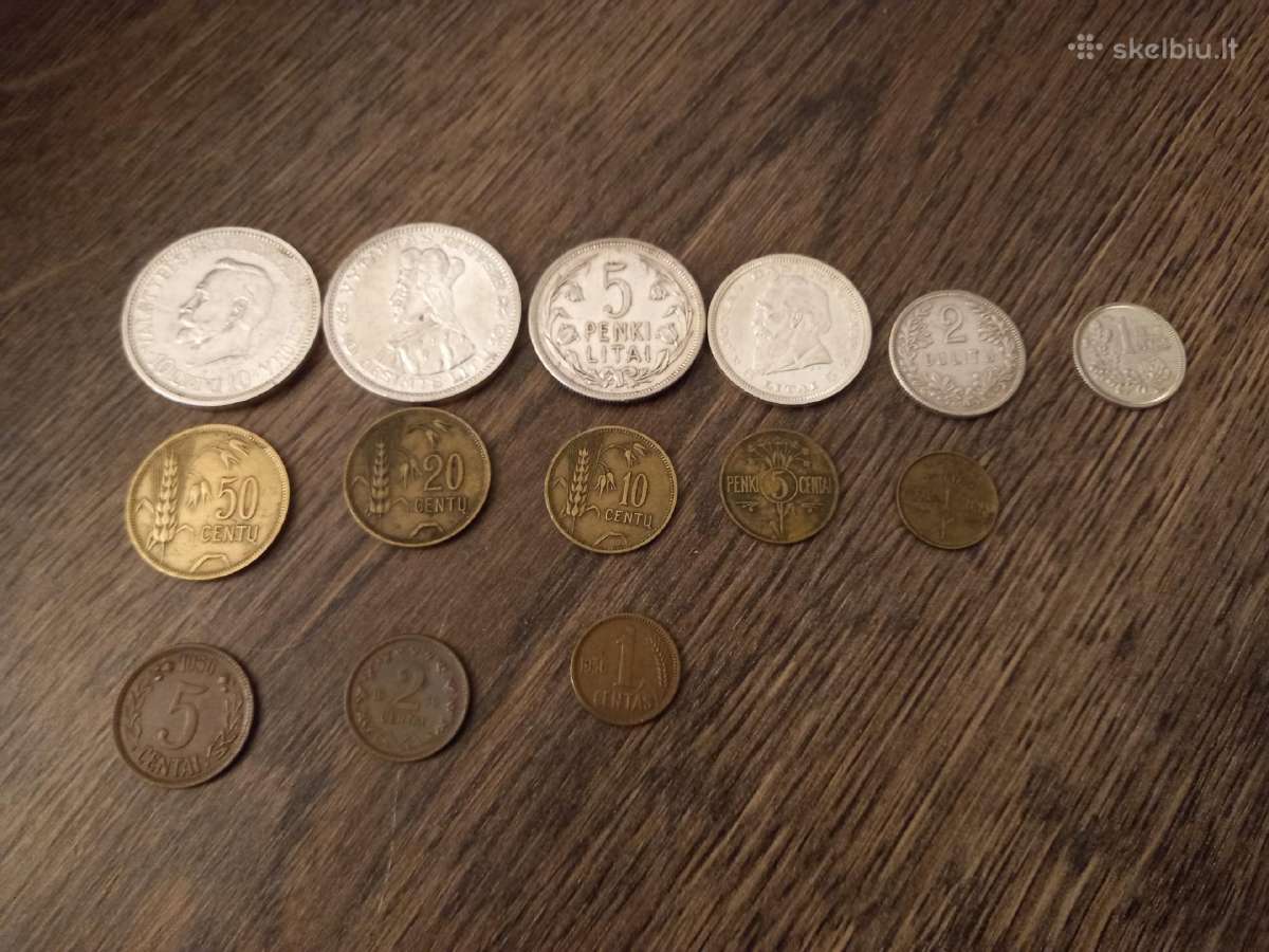 Tarpukario monetu rinkinys - nuotraukos Nr. 2