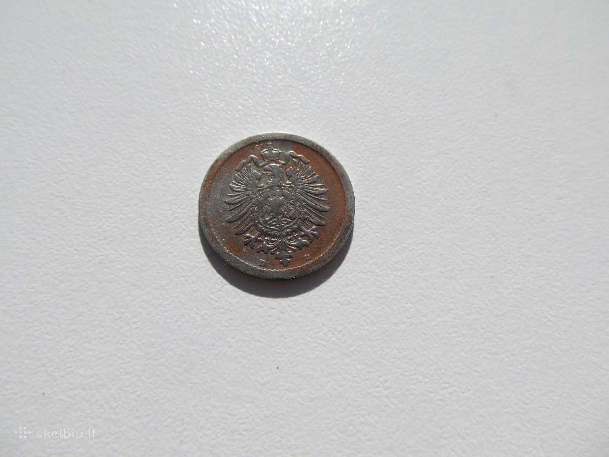 5 pfennig , Vokietija, 1876, 1893, 1898 - nuotraukos Nr. 2